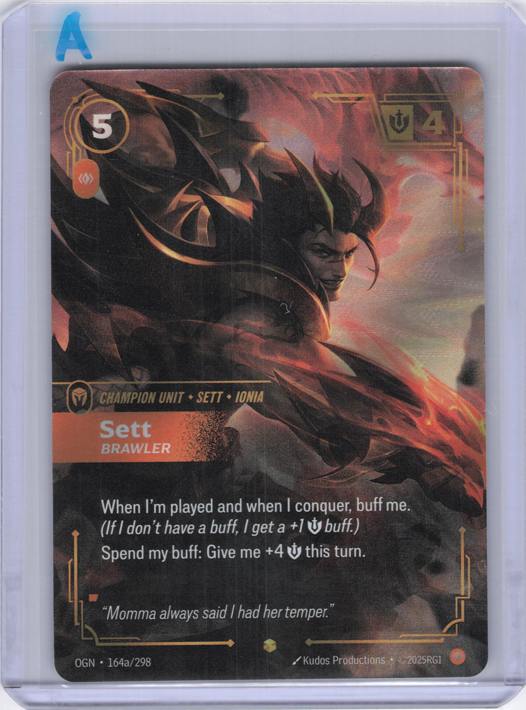 Sett - Brawler (Alternate Art) - Origins (OGN)