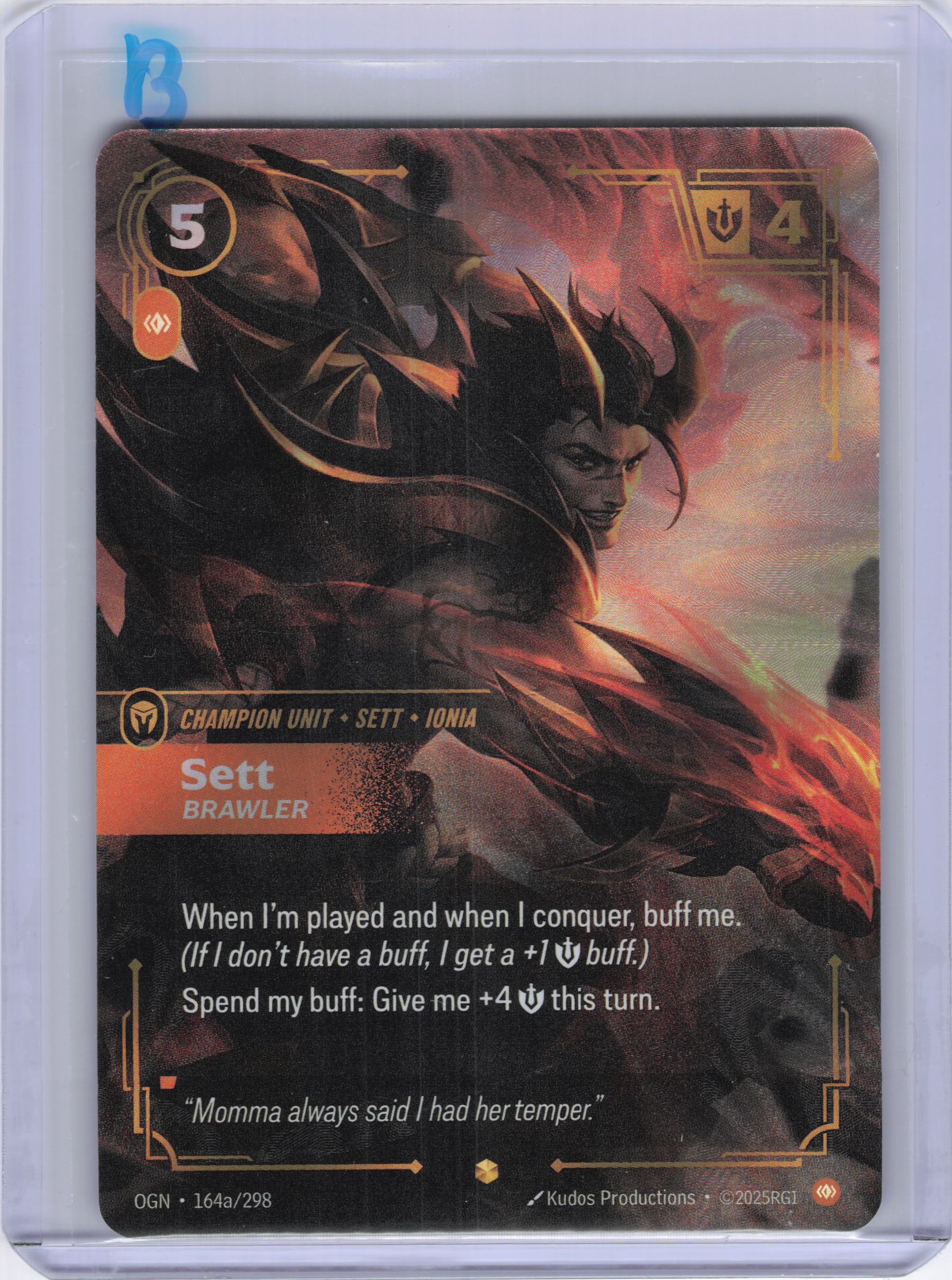Sett - Brawler (Alternate Art) - Origins (OGN)