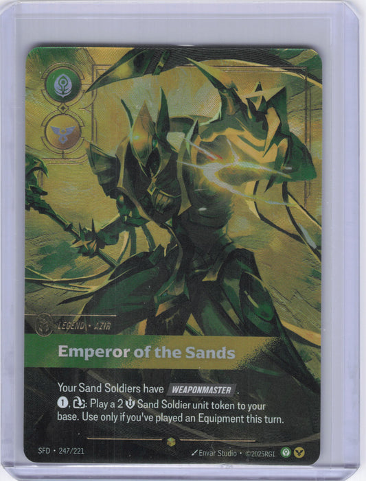Azir - Emperor of the Sands (Overnumbered) - Spiritforged (SFD)