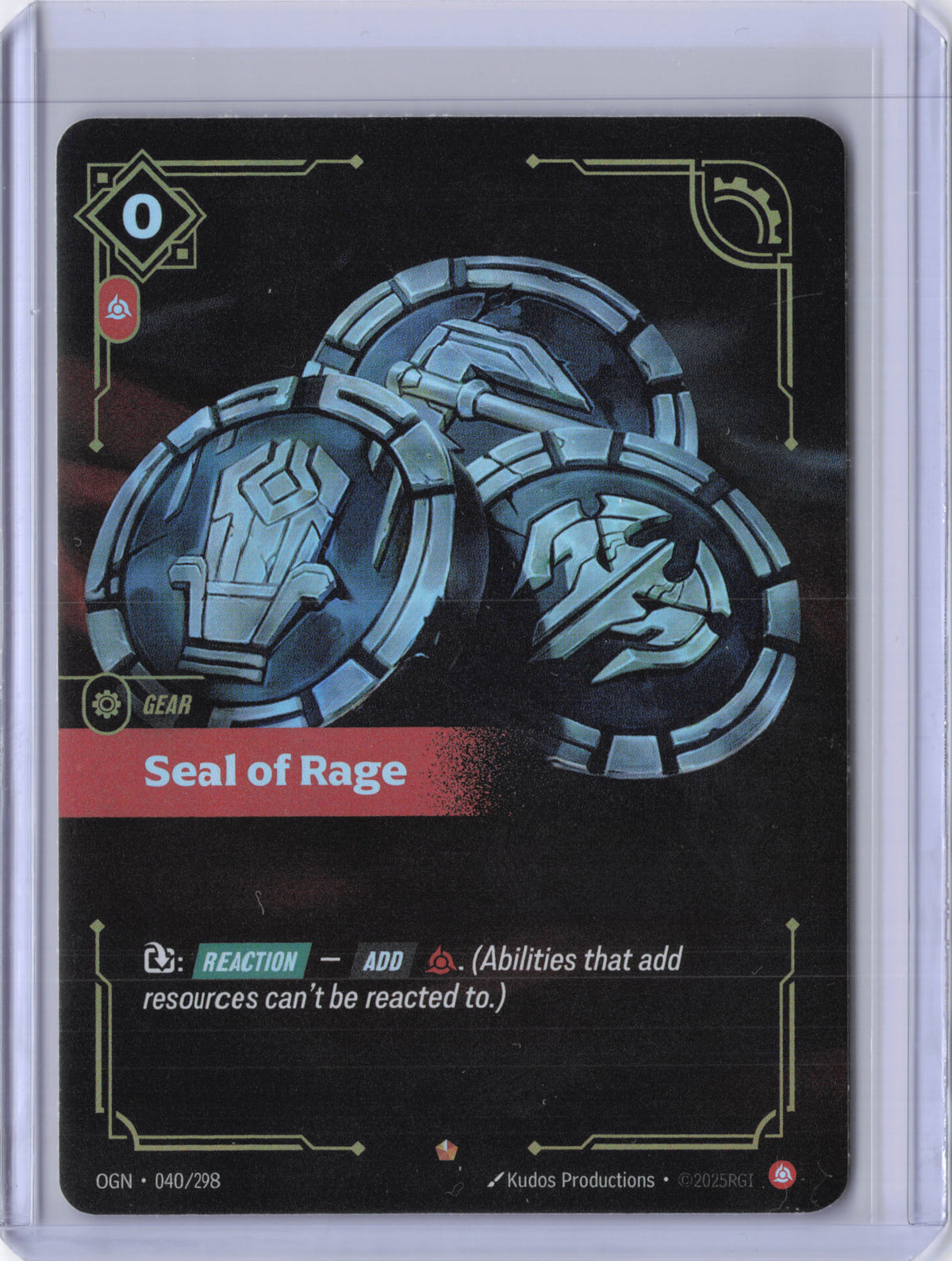 Seal Of Rage - 040/298 - Origins - NM