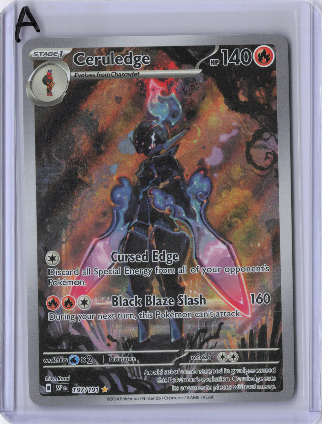 Ceruledge - 197/191 - Surging Sparks - NM