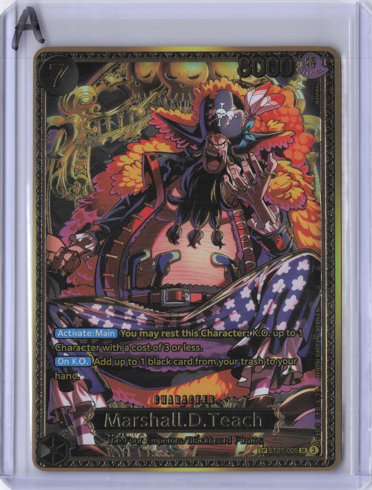 Marshall.D.Teach (ST27-005) (SP) - The World's Strongest Warriors (OP17)