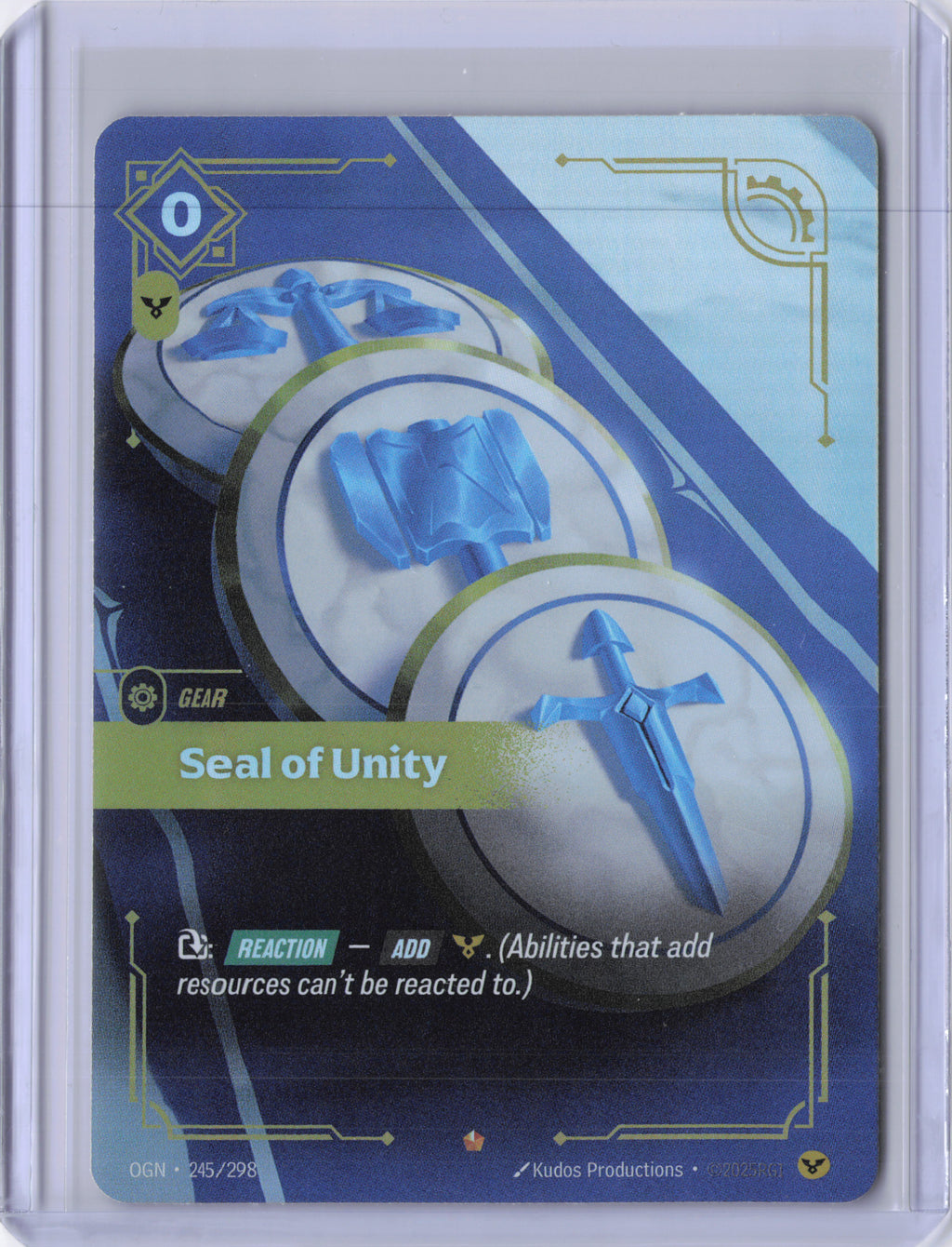 Seal Of Unity - 245/298 - Origins - NM
