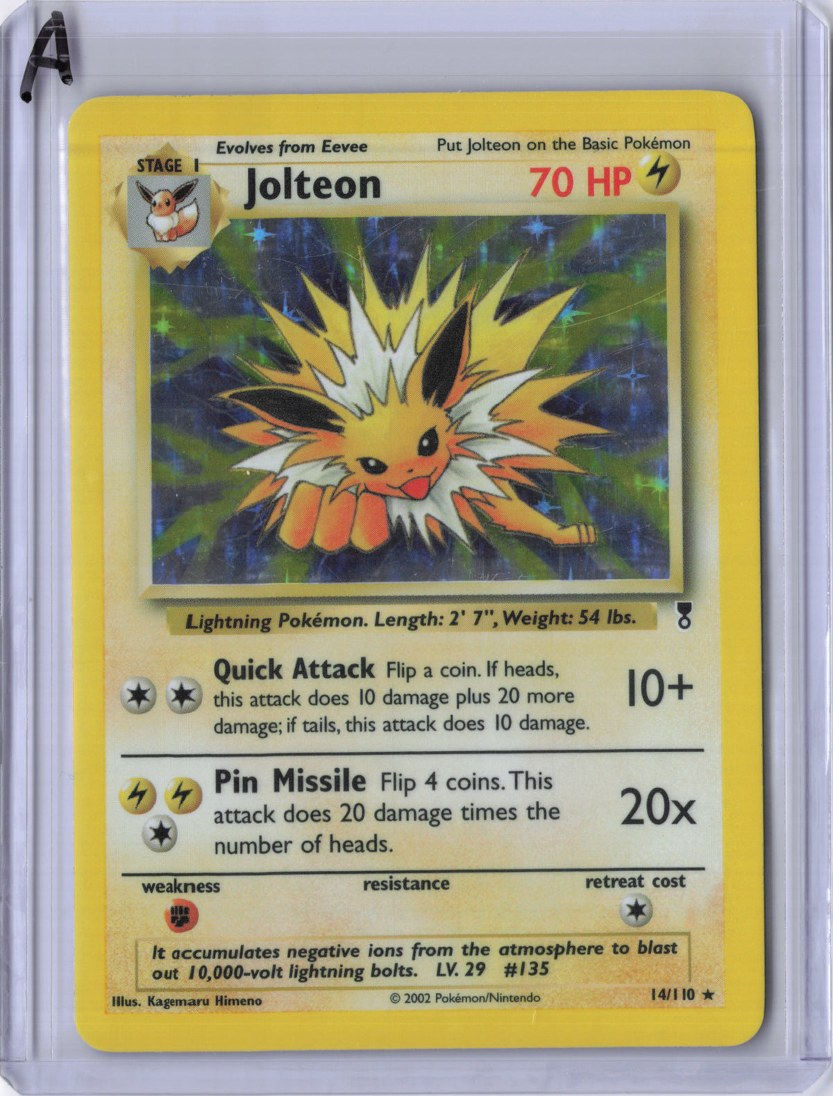 Jolteon - 14/110 - Legendary Collection - LP