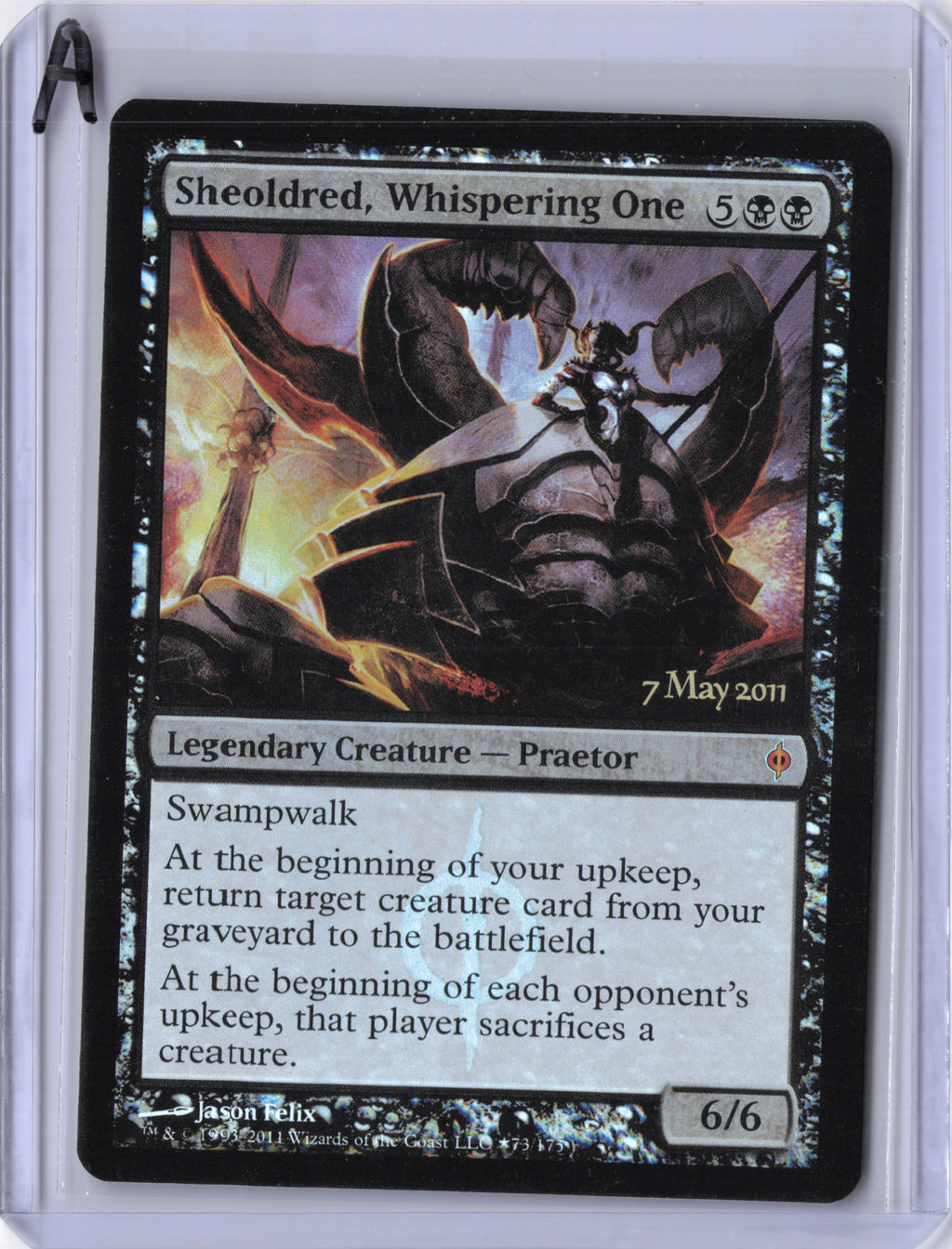 Sheoldred, Whispering One - 73★ - New Phyrexia Promos - NM