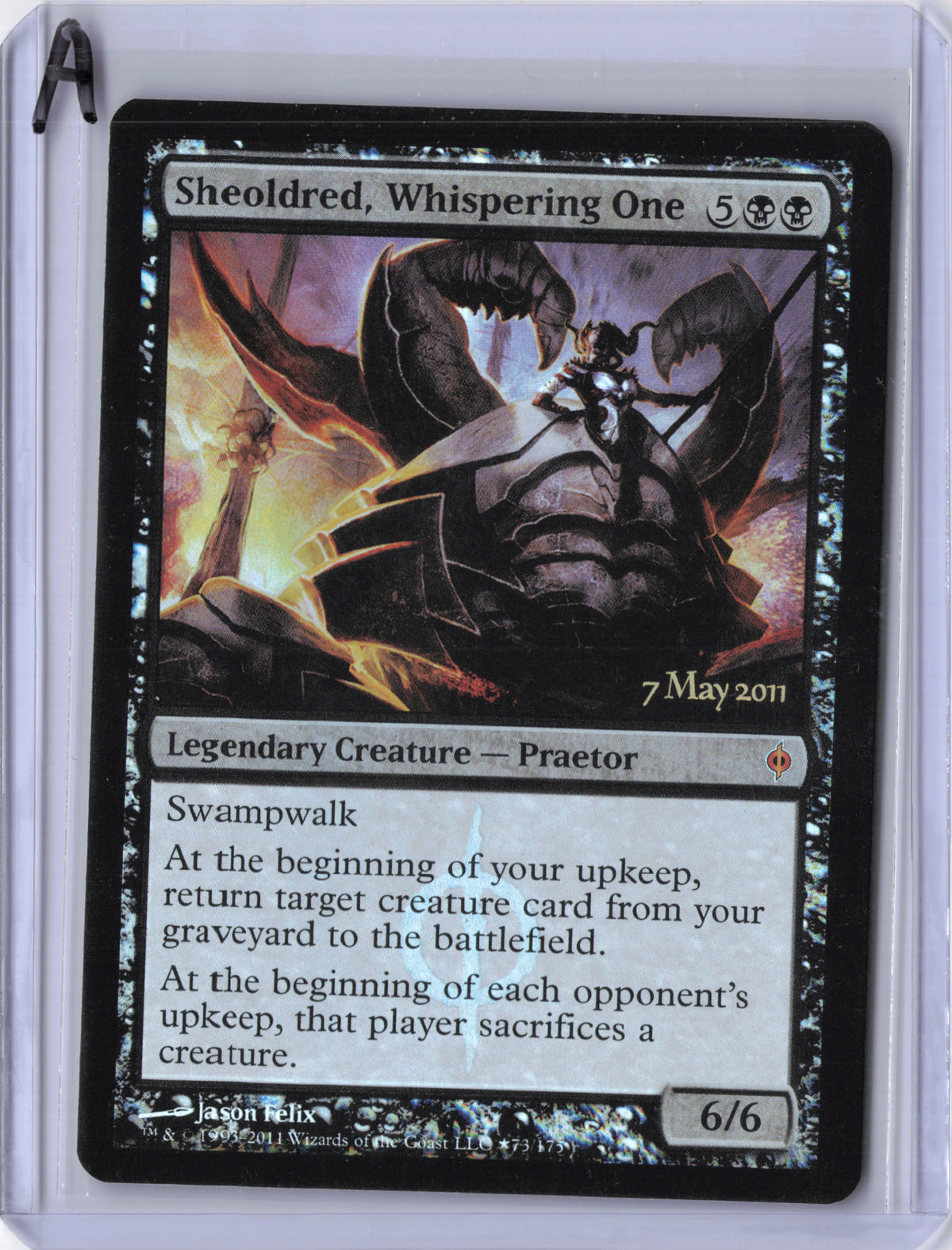 Sheoldred, Whispering One - 73★ - New Phyrexia Promos - NM