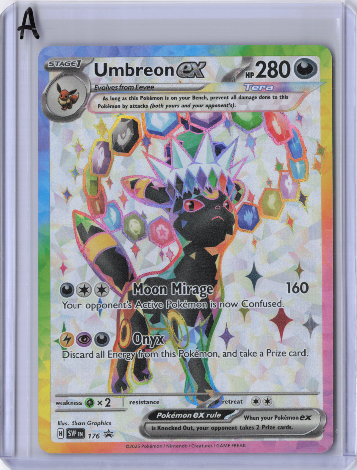 Umbreon ex - 176 - Scarlet & Violet Black Star Promos - NM