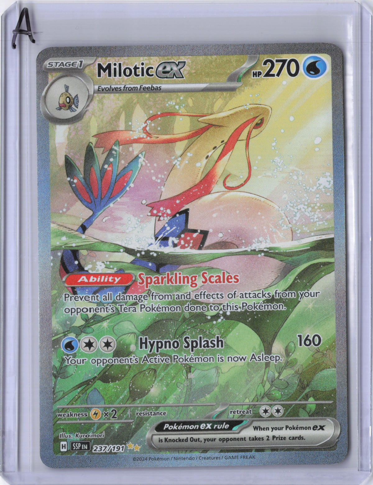Milotic ex - 237/191 - Surging Sparks - NM