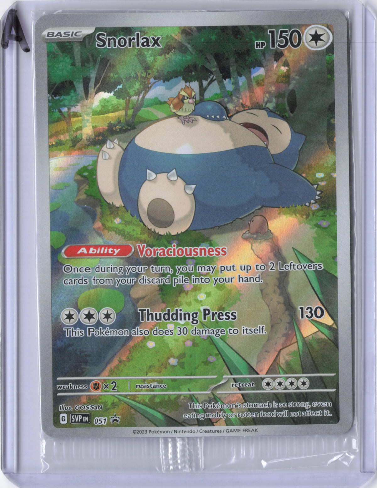 Snorlax - 051 - Scarlet & Violet Black Star Promos