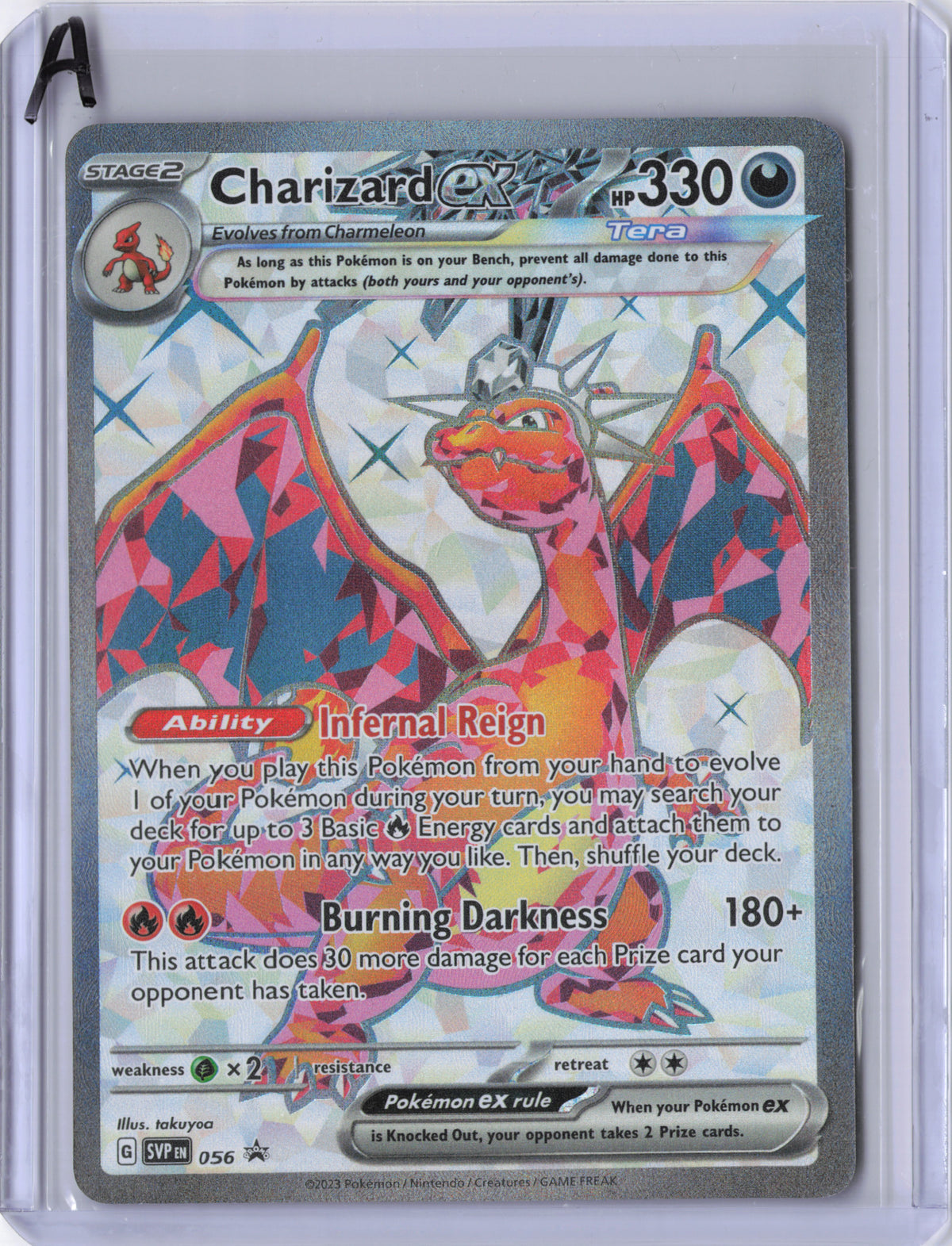 Charizard ex - 056 - Scarlet & Violet Black Star Promos - NM