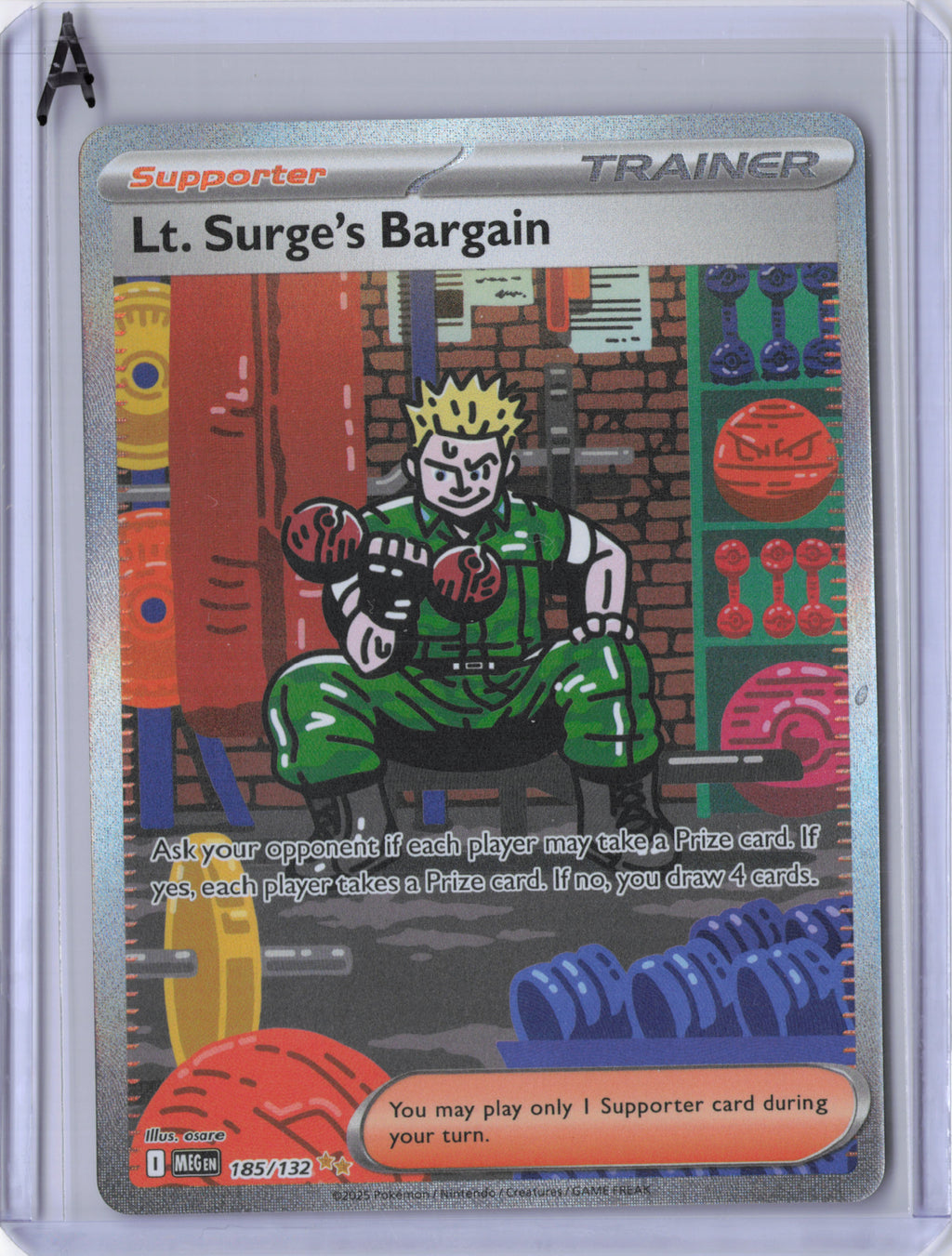 Lt. Surge's Bargain - 185/132 - Mega Evolution