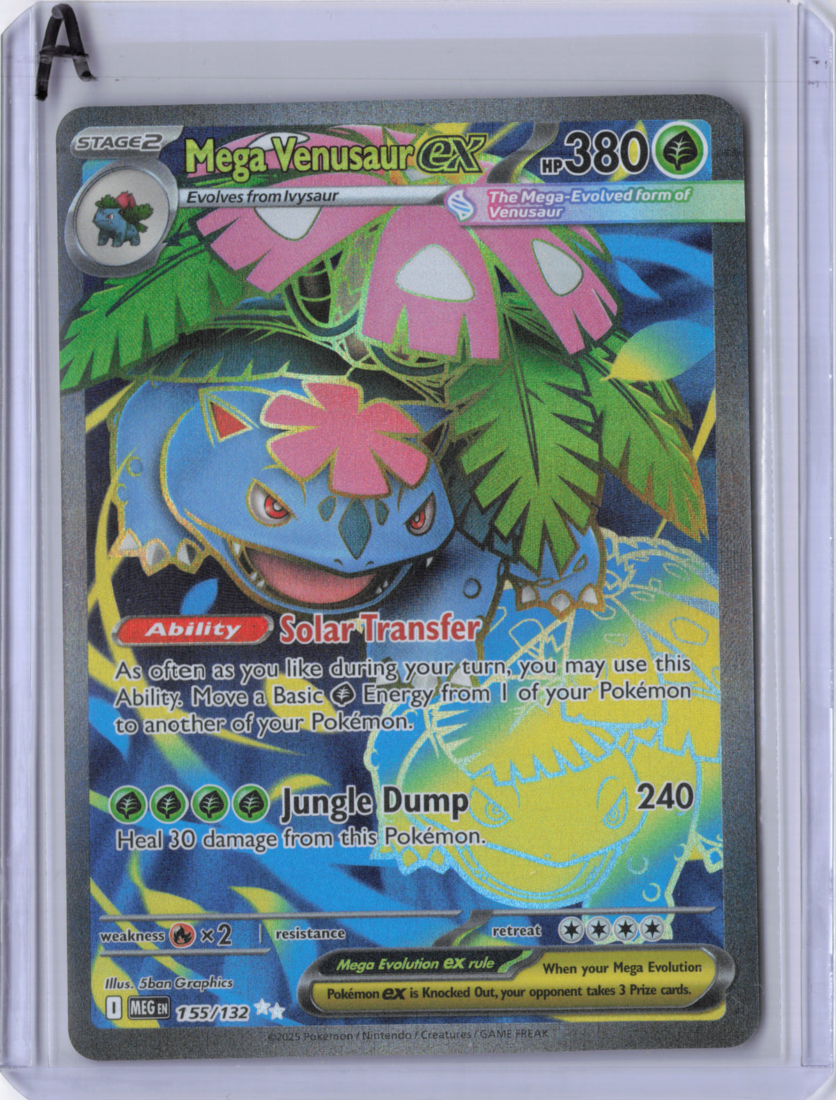 Mega Venusaur ex - 155/132 - Mega Evolution - NM