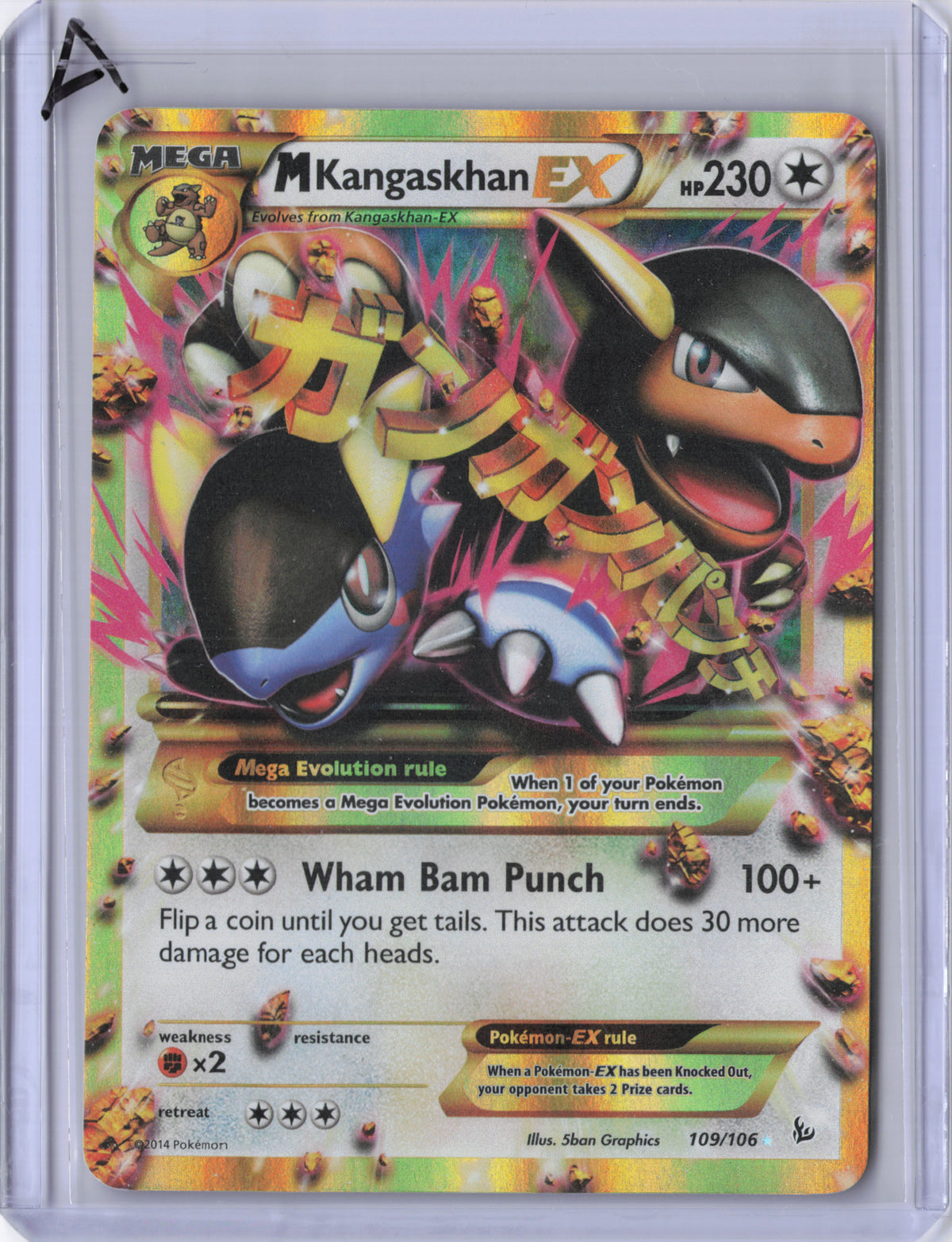 M Kangaskhan-EX - 109/106 - Flashfire - LP