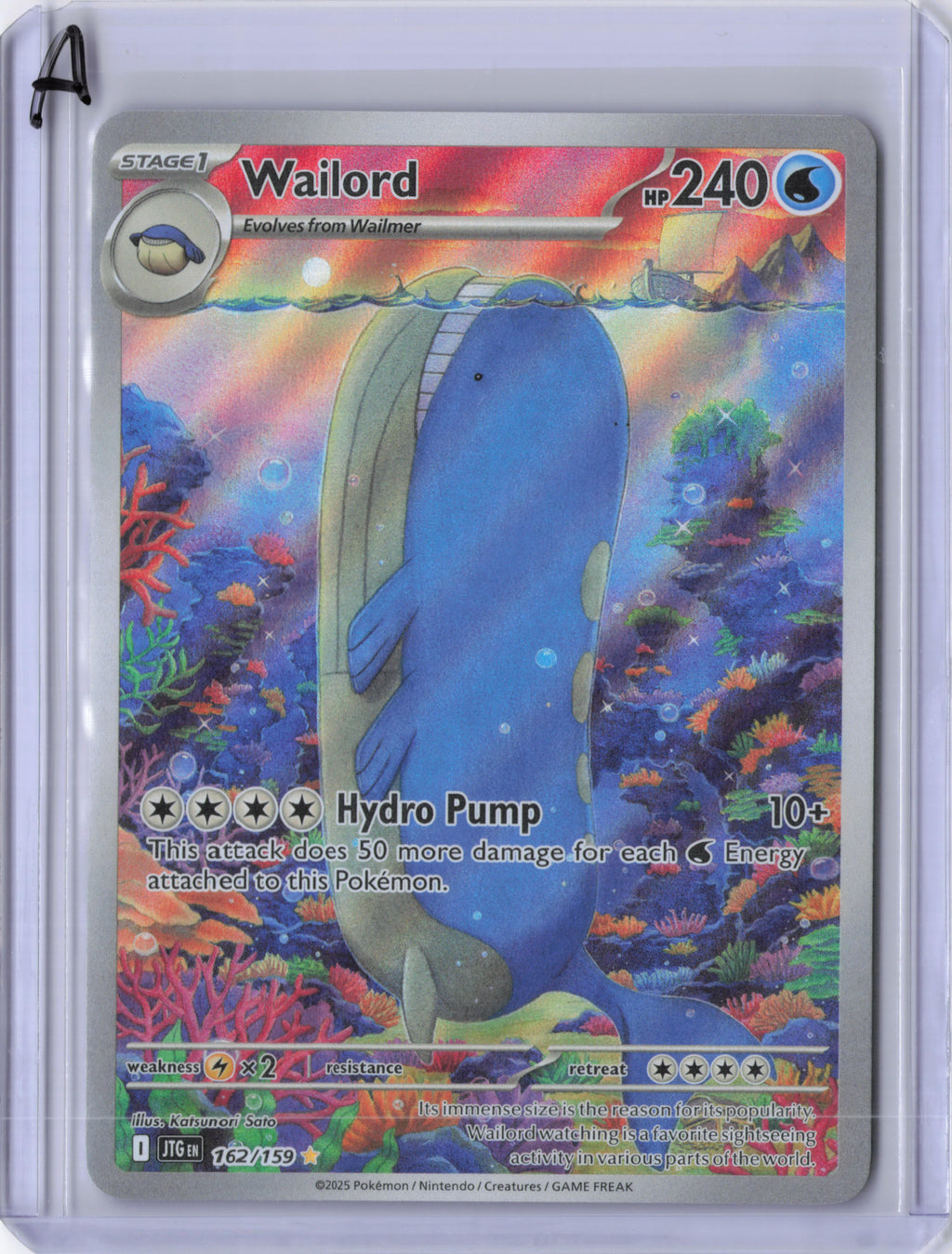 Wailord - 162/159 - Journey Together - NM