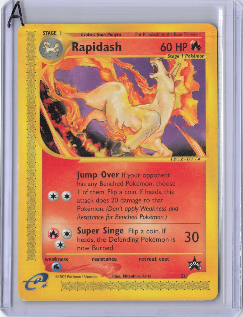 Rapidash - 51 - Wizards Black Star Promos - MP