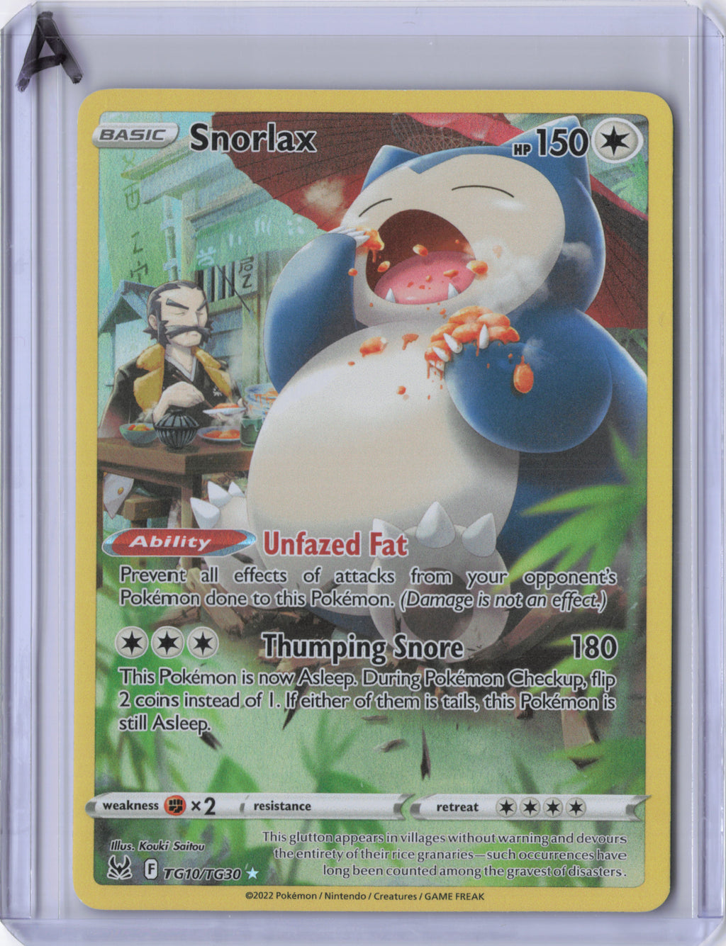 Snorlax - TG10/TG30 - Lost Origin Trainer Gallery