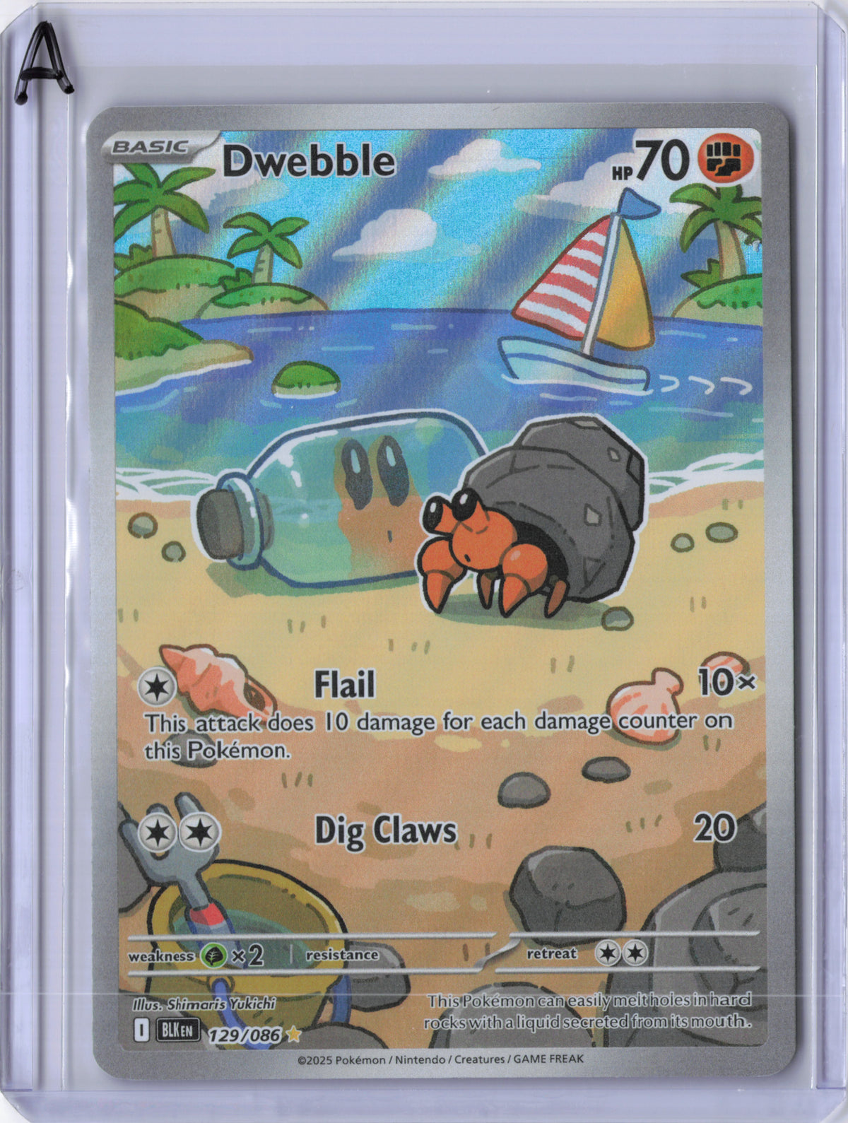Dwebble - 129/086 - Black Bolt - NM