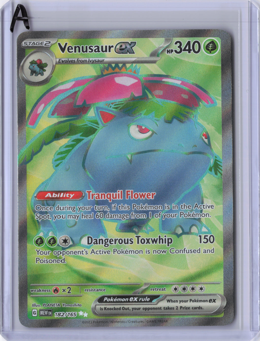 Venusaur ex - 182/165 - 151