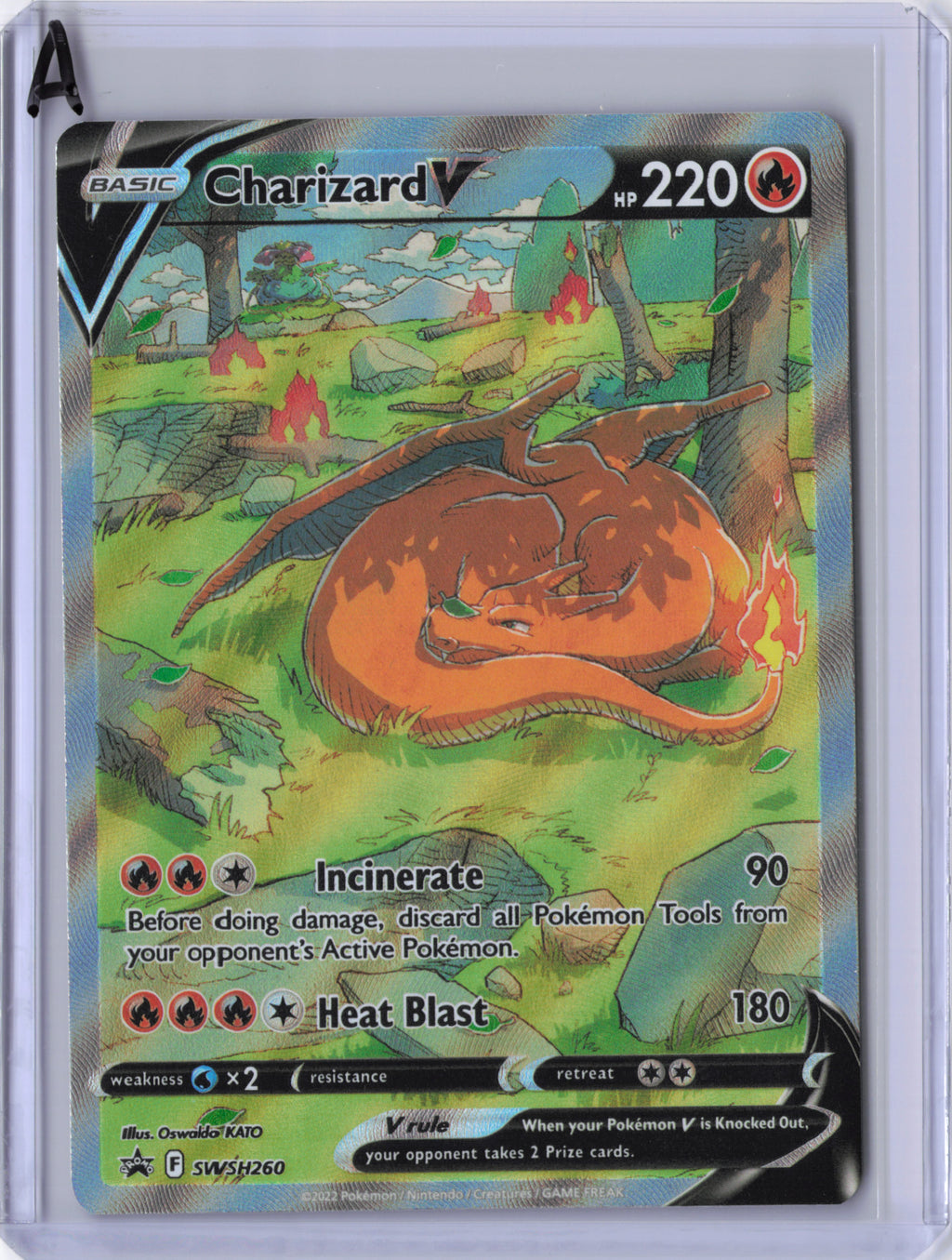 Charizard V - SWSH260 - SWSH Black Star Promos