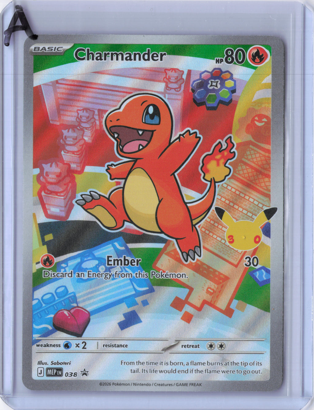 Charmander - 038 - Mega Evolution Black Star Promos