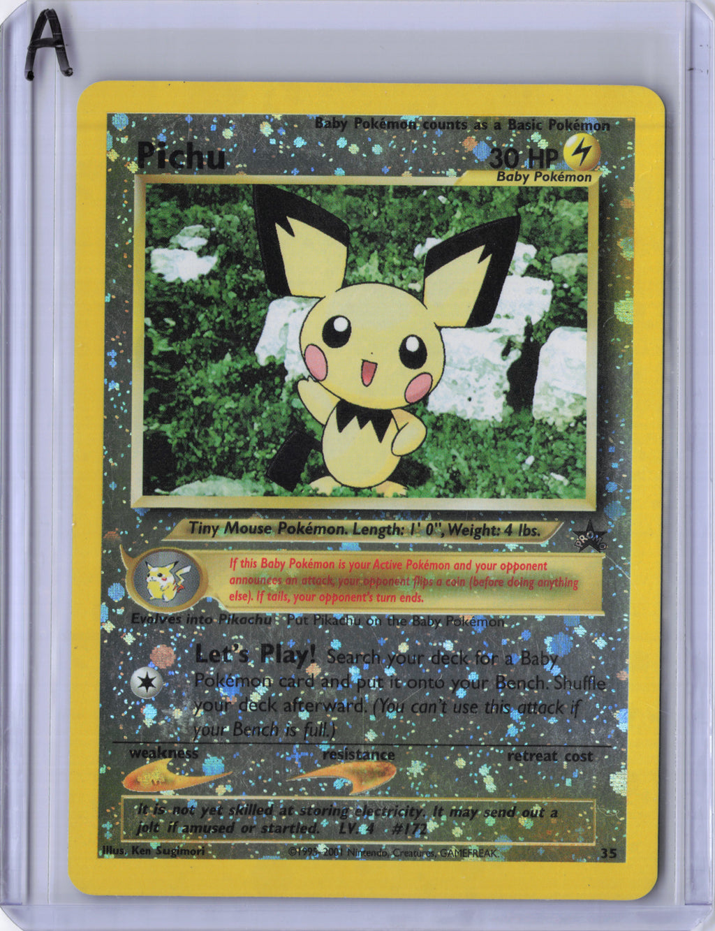 Pichu - 35 - Wizards Black Star Promos - MP
