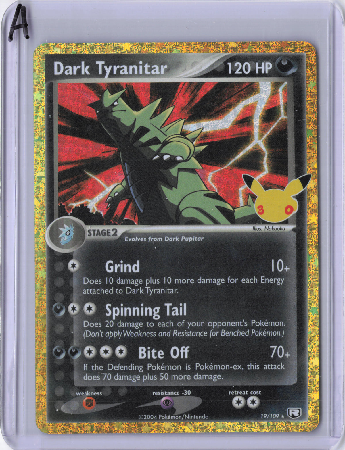 Dark Tyranitar - 19/109 - 30th Celebration: Classic Collection - NM