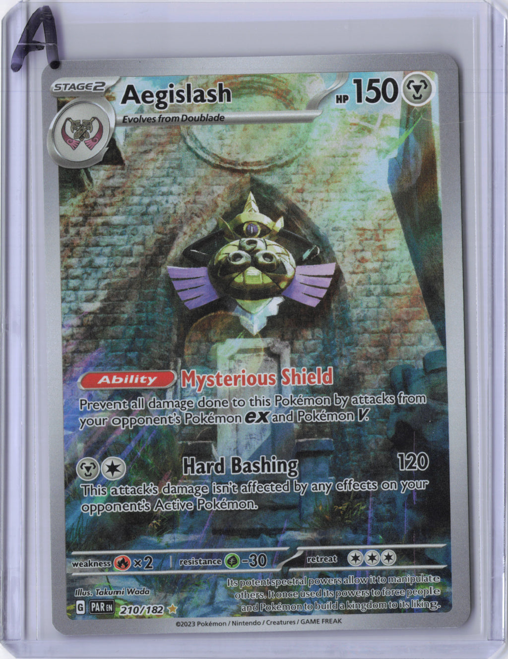 Aegislash - 210/182 - Paradox Rift - NM