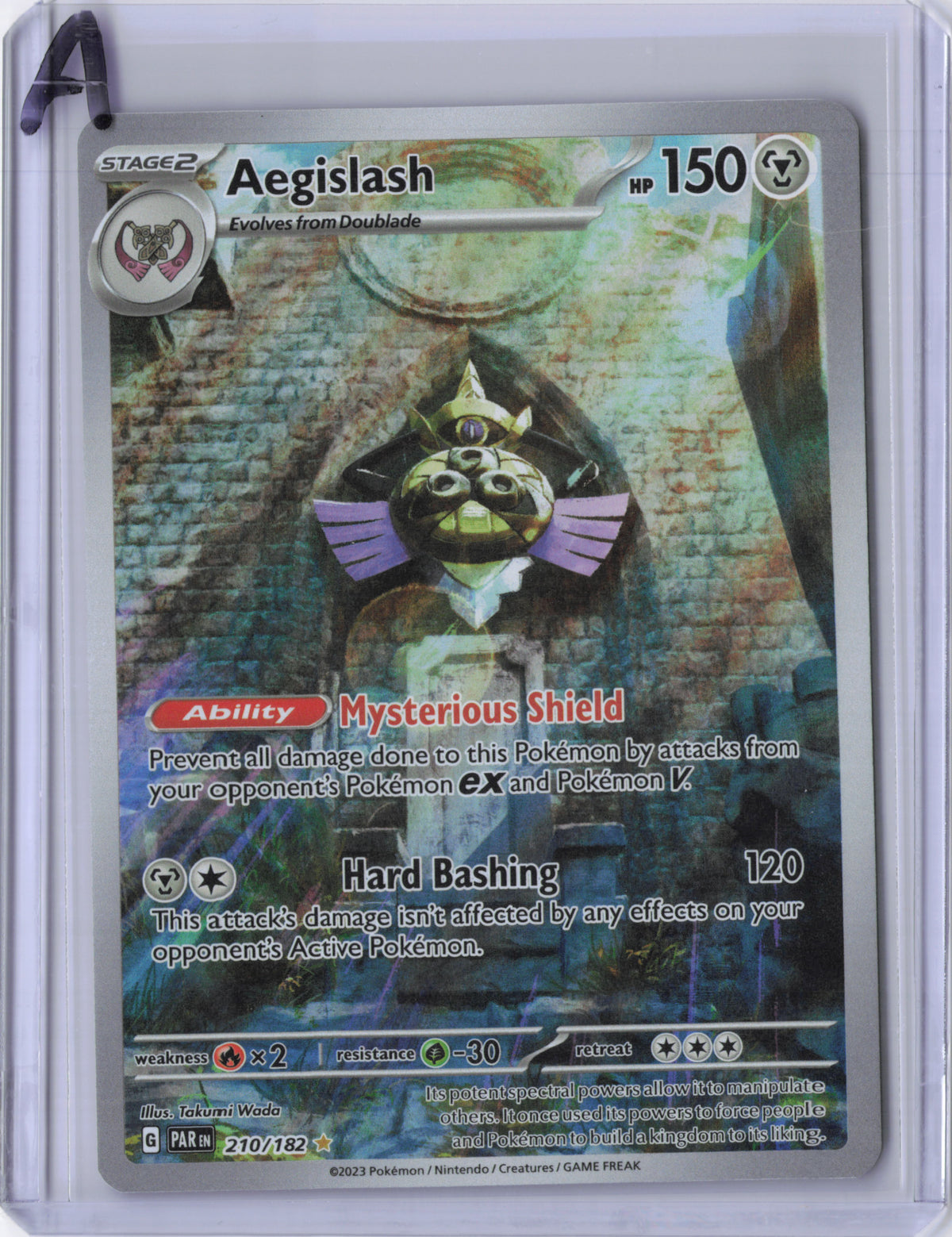 Aegislash - 210/182 - Paradox Rift - NM