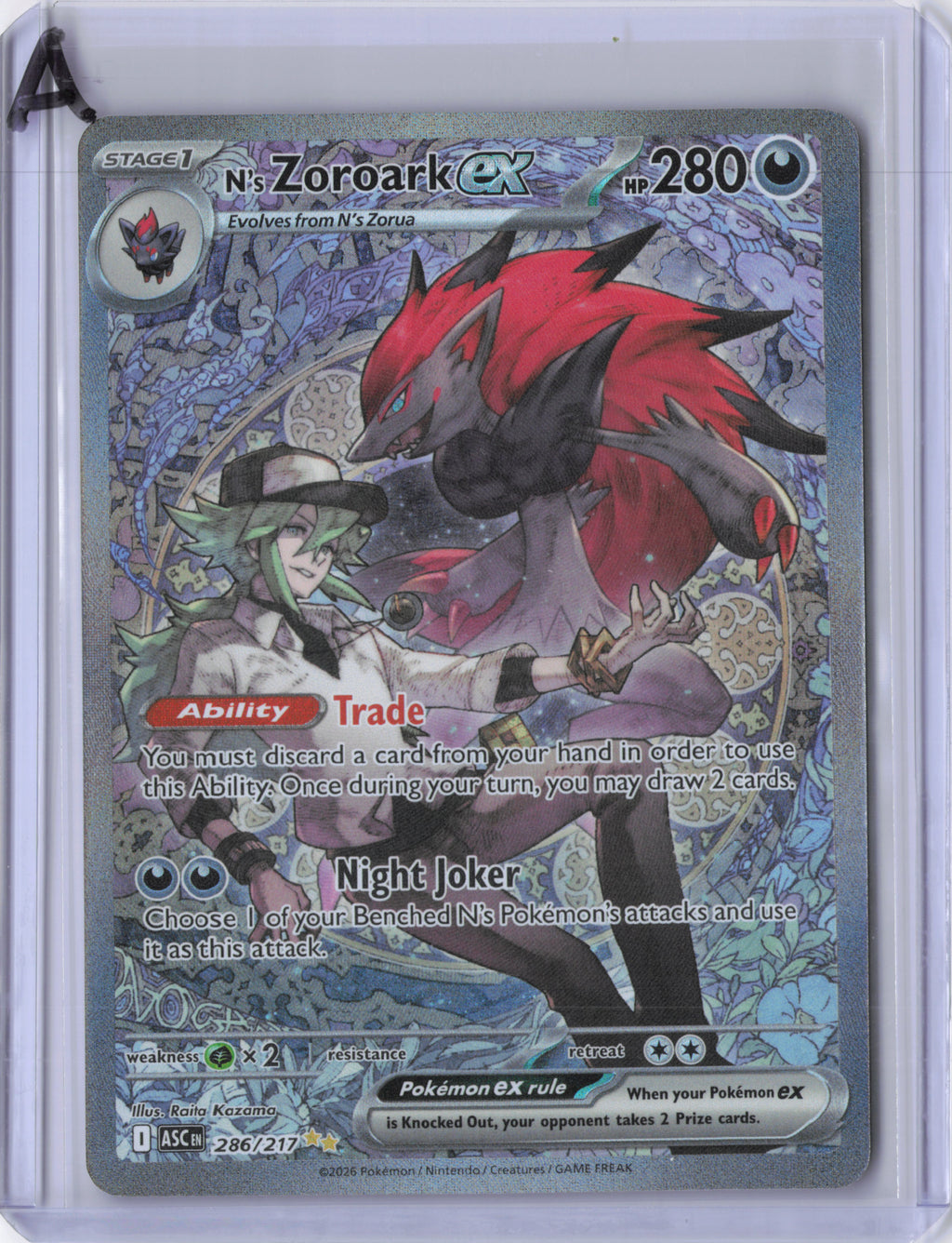 N's Zoroark ex - 286/217 - Ascended Heroes
