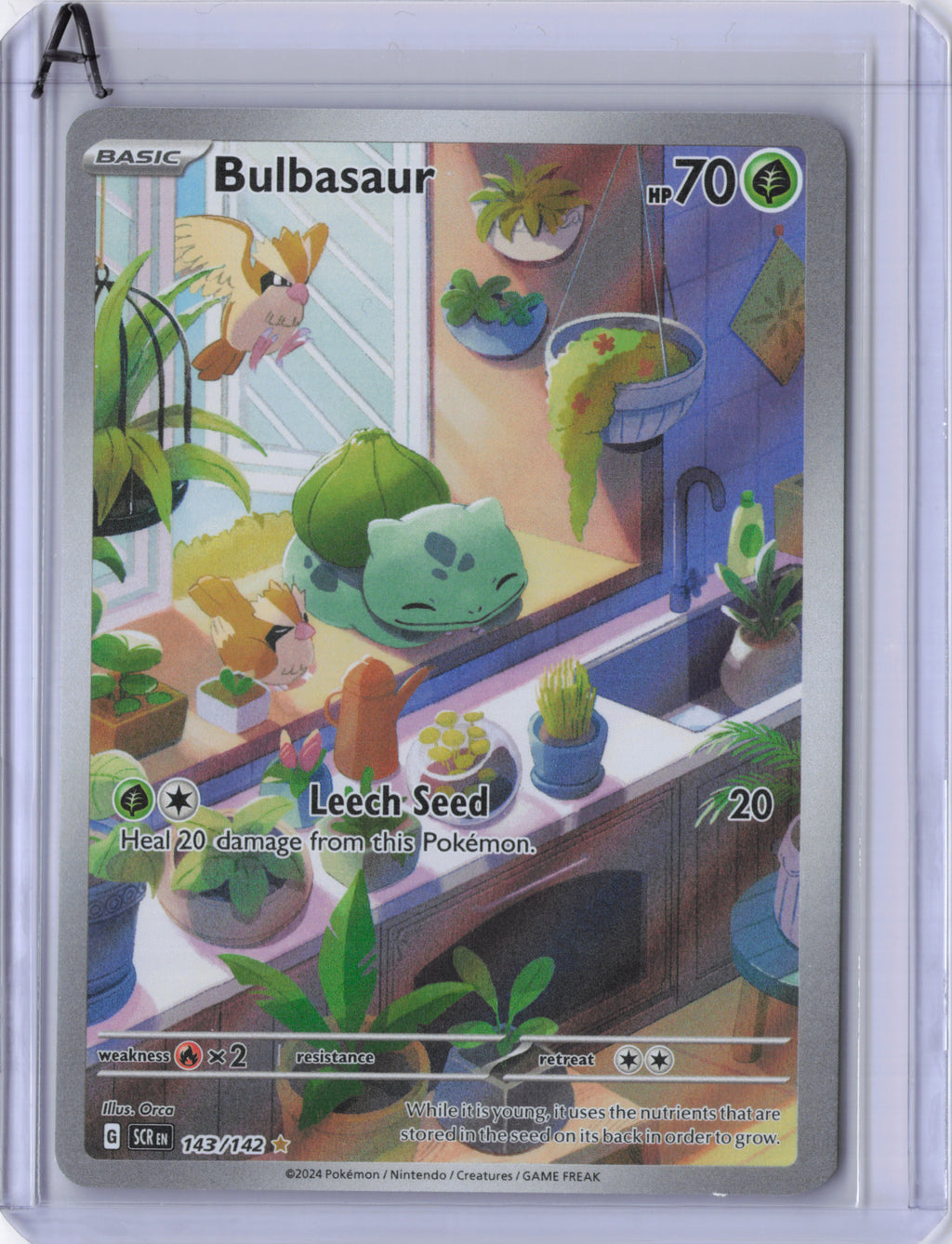 Bulbasaur - 143/142 - Stellar Crown - NM