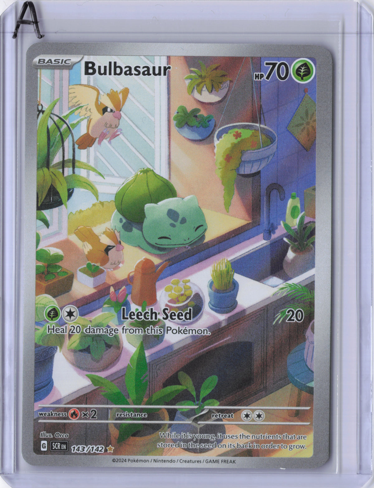 Bulbasaur - 143/142 - Stellar Crown - NM