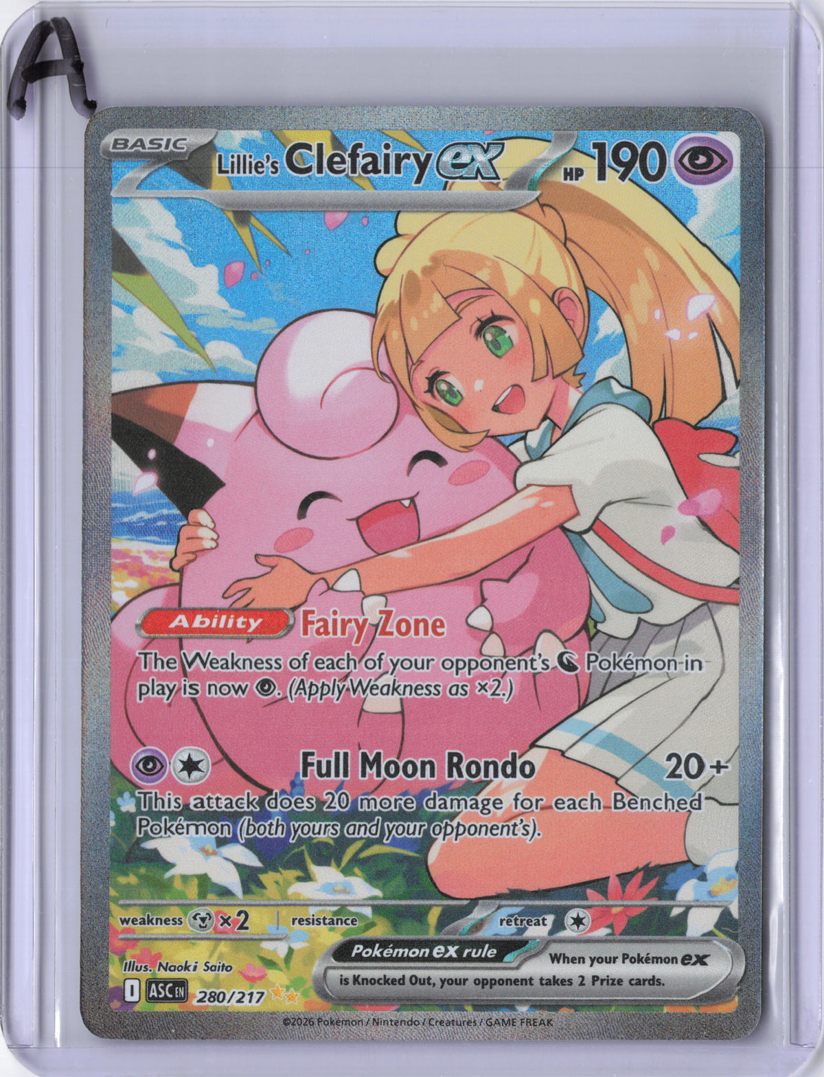 Lillie's Clefairy ex - 280/217 - Ascended Heroes