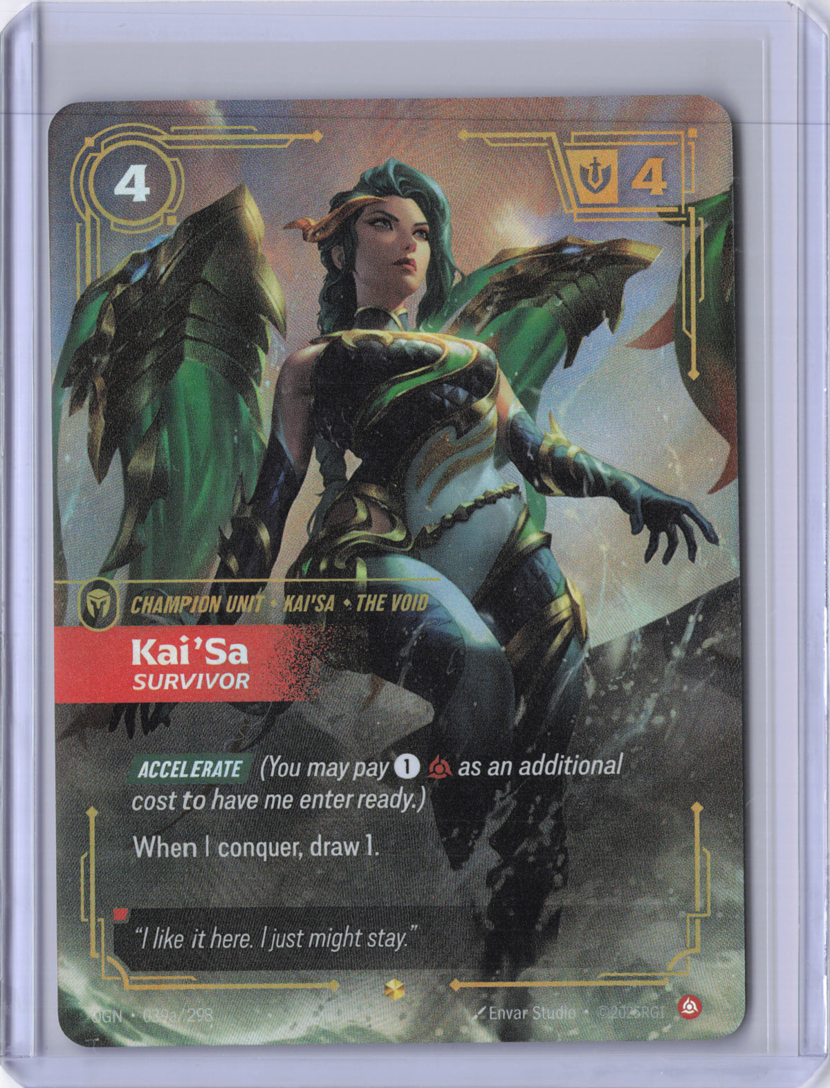 Kai'sa, Survivor - 039a/298 - Origins - NM