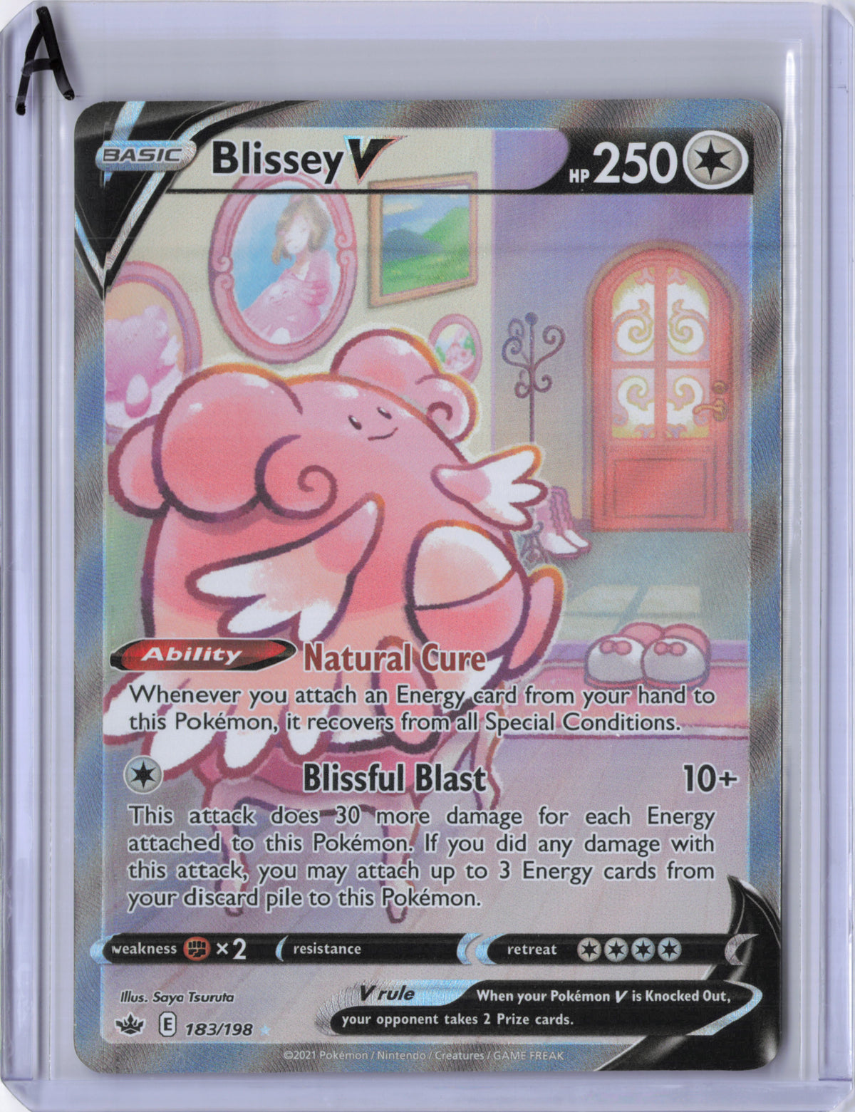 Blissey V - 183/198 - Chilling Reign - HP