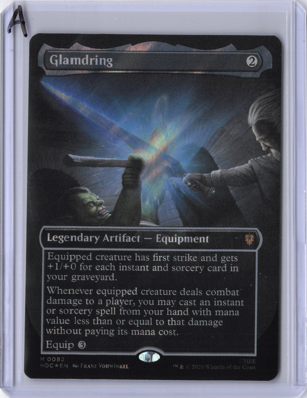 Glamdring - 82 - The Hobbit Eternal - NM (Surge Foil)