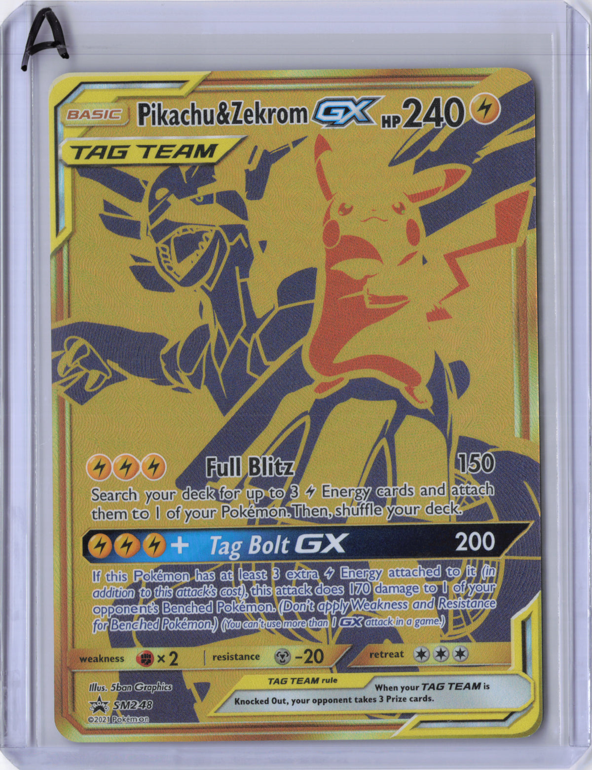 Pikachu & Zekrom-GX - SM248 - SM Black Star Promos