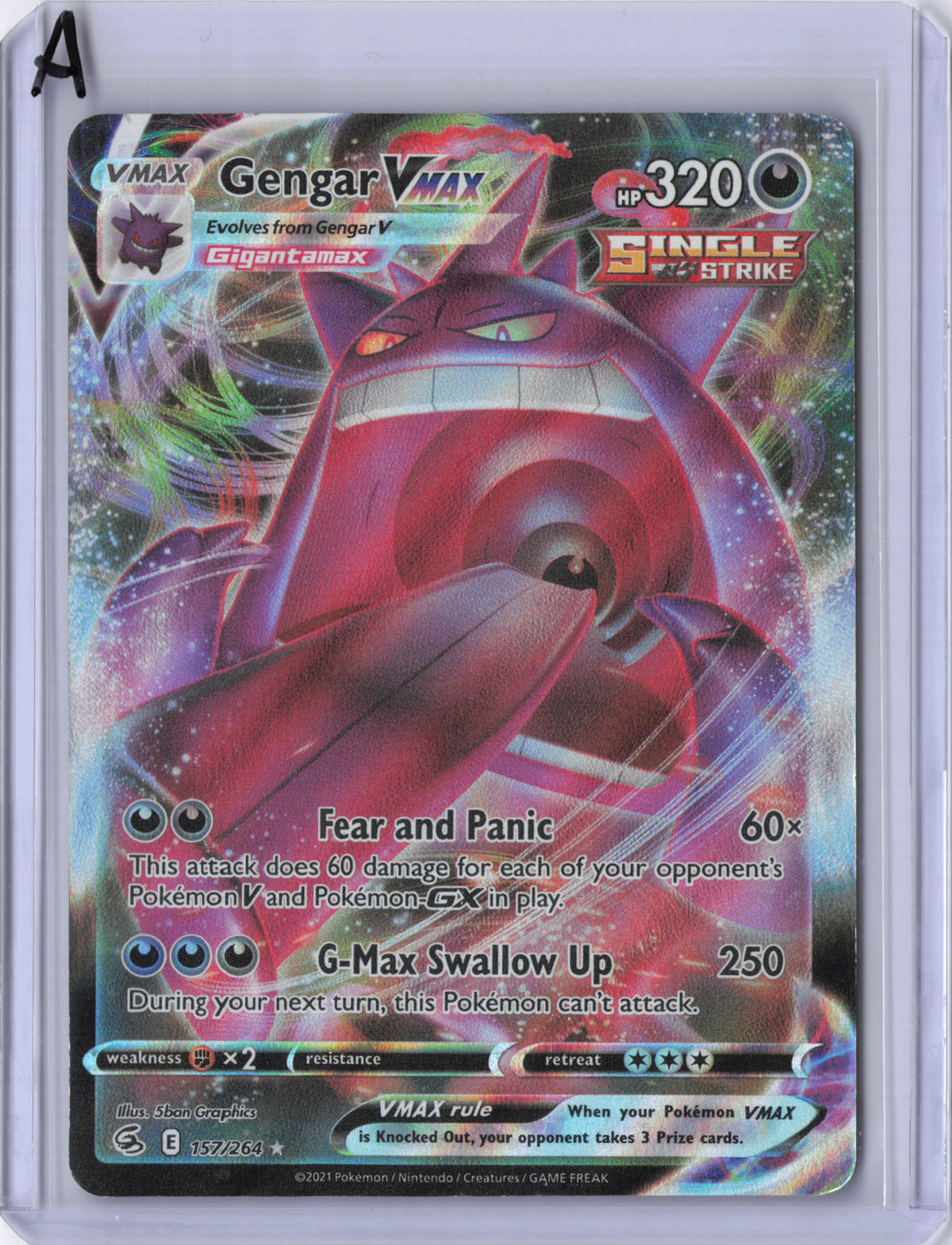 Gengar VMAX - 157/264 - Fusion Strike - MP