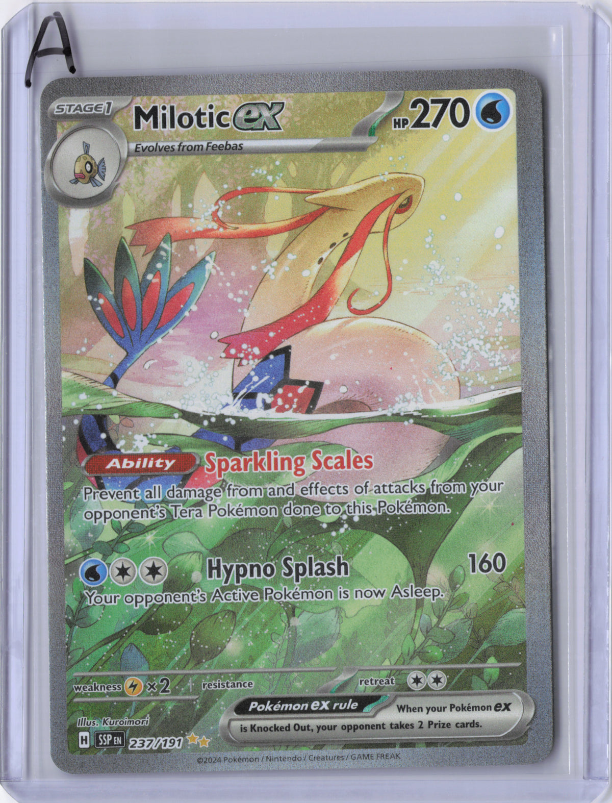 Milotic ex - 237/191 - Surging Sparks - NM