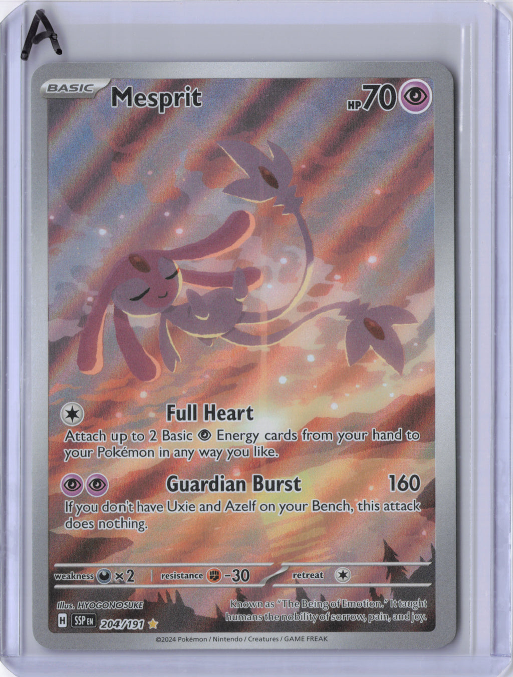 Mesprit - 204/191 - Surging Sparks - NM