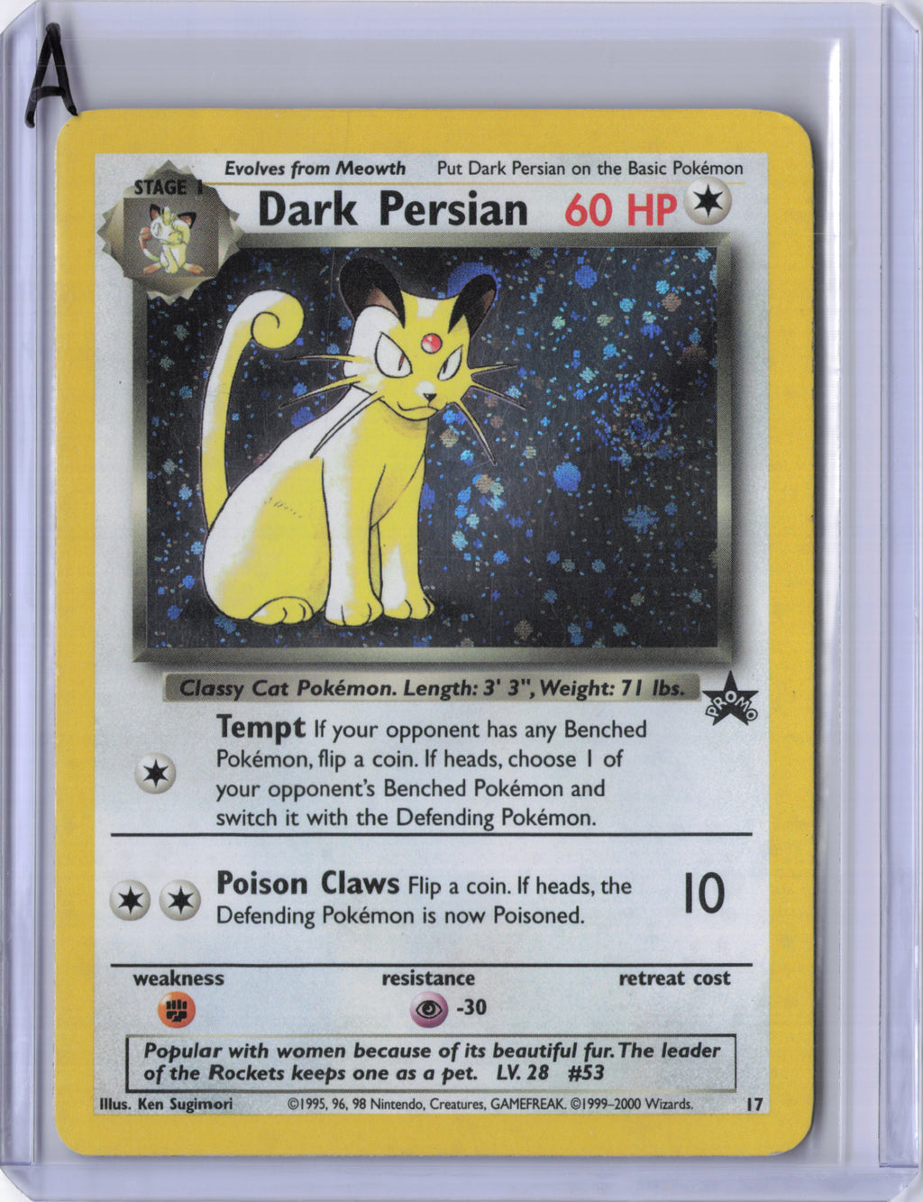 Dark Persian - 17 - Wizards Black Star Promos - MP