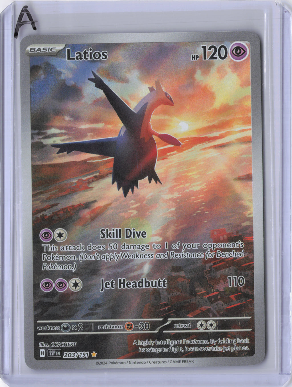 Latios - 203/191 - Surging Sparks - NM