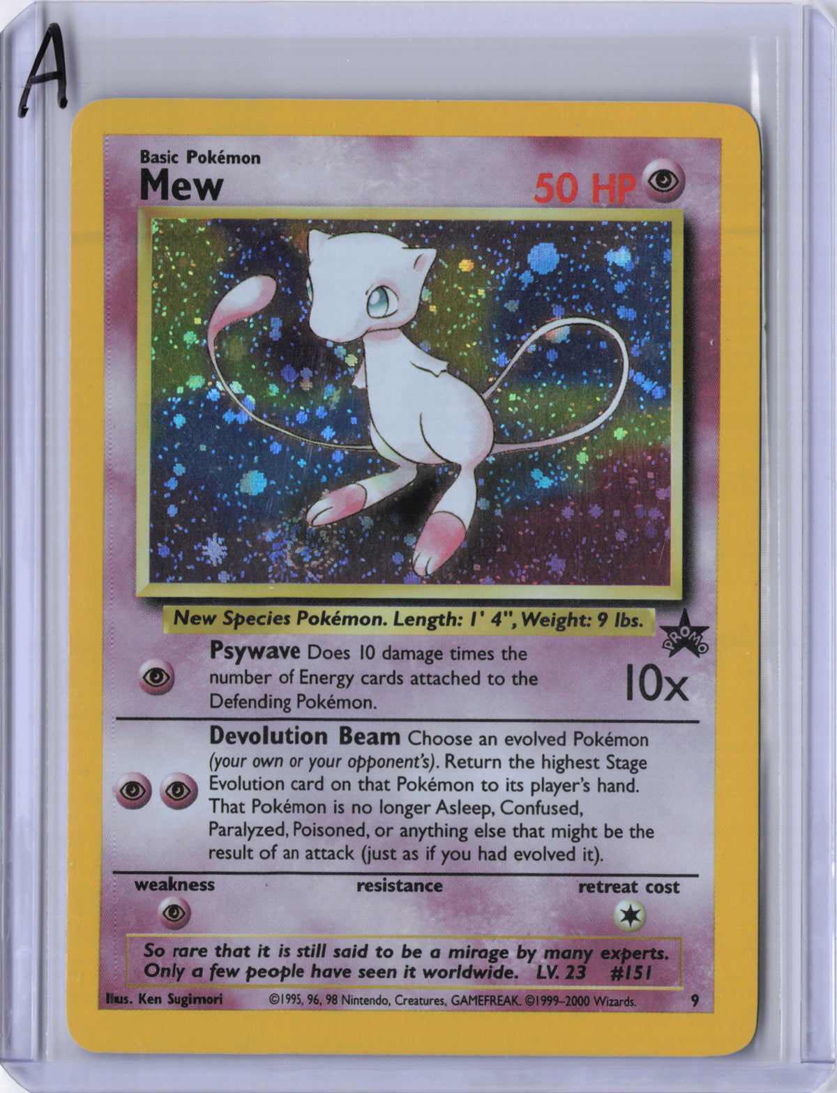 Mew - 9 - Wizards Black Star Promos - MP