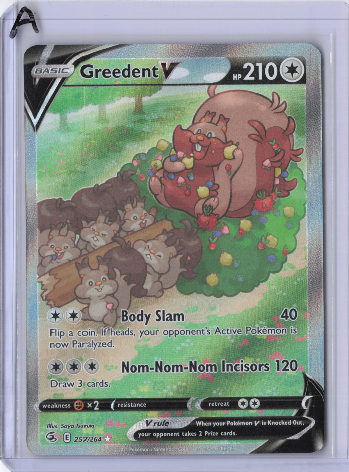 Greedent V - 257/264 - Fusion Strike - NM