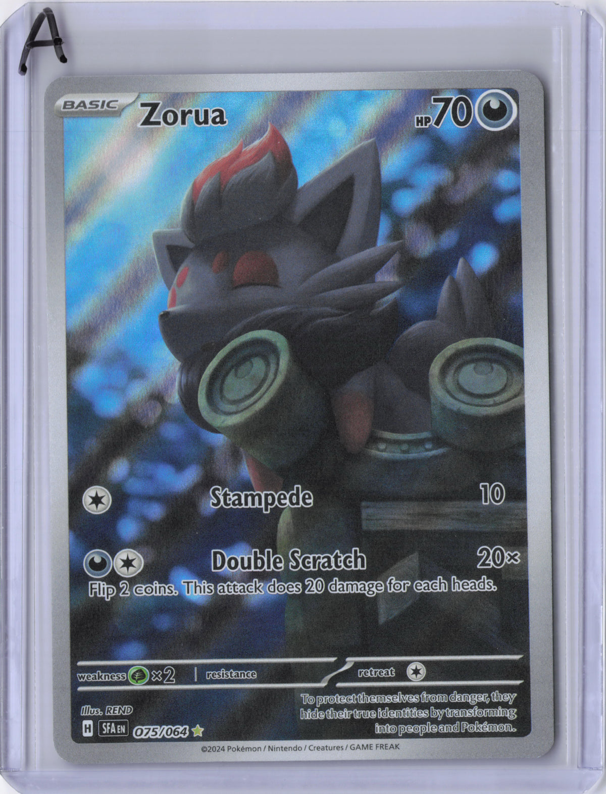 Zorua - 075/064 - Shrouded Fable - NM