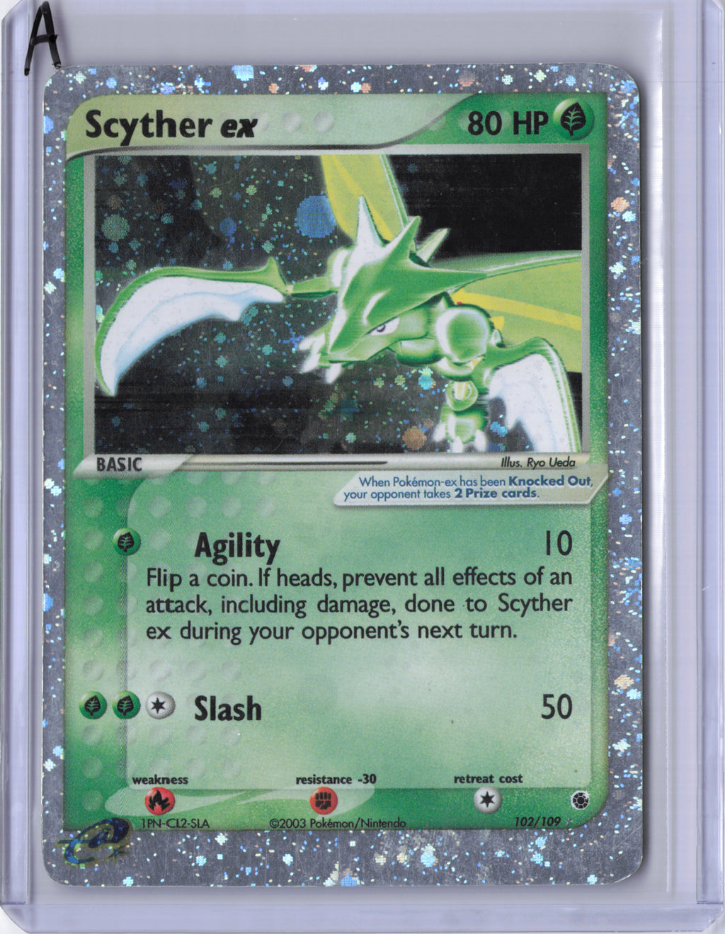 Scyther ex - 102/109 - Ruby & Sapphire - DMG
