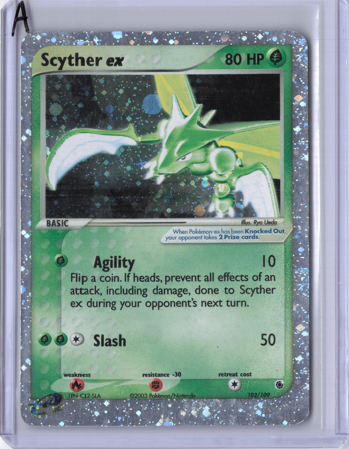 Scyther ex - 102/109 - Ruby & Sapphire - DMG