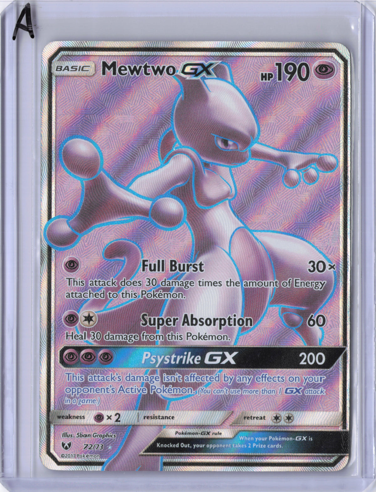 Mewtwo-GX - 72/73 - Shining Legends - LP