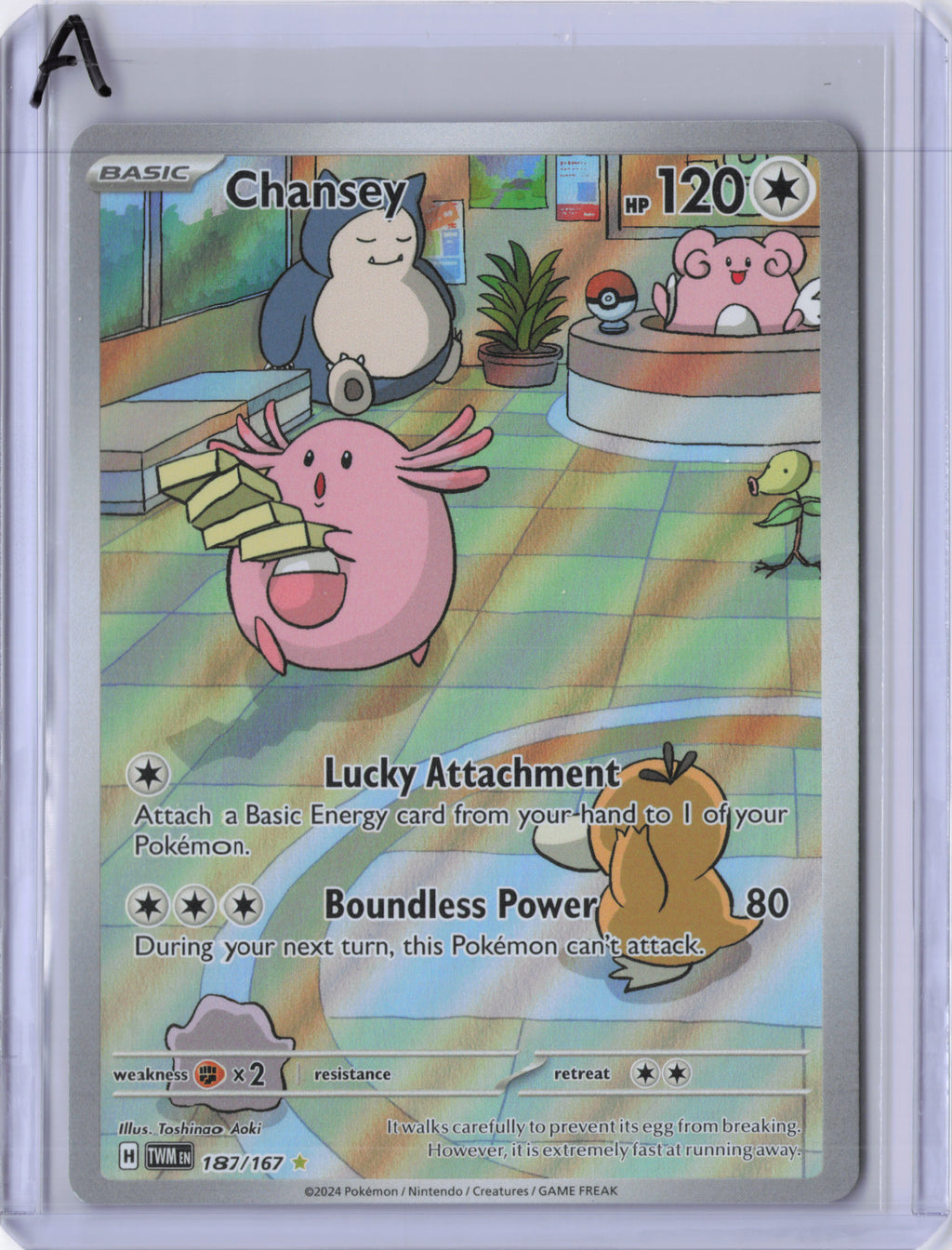 Chansey - 187/167 - Twilight Masquerade - NM