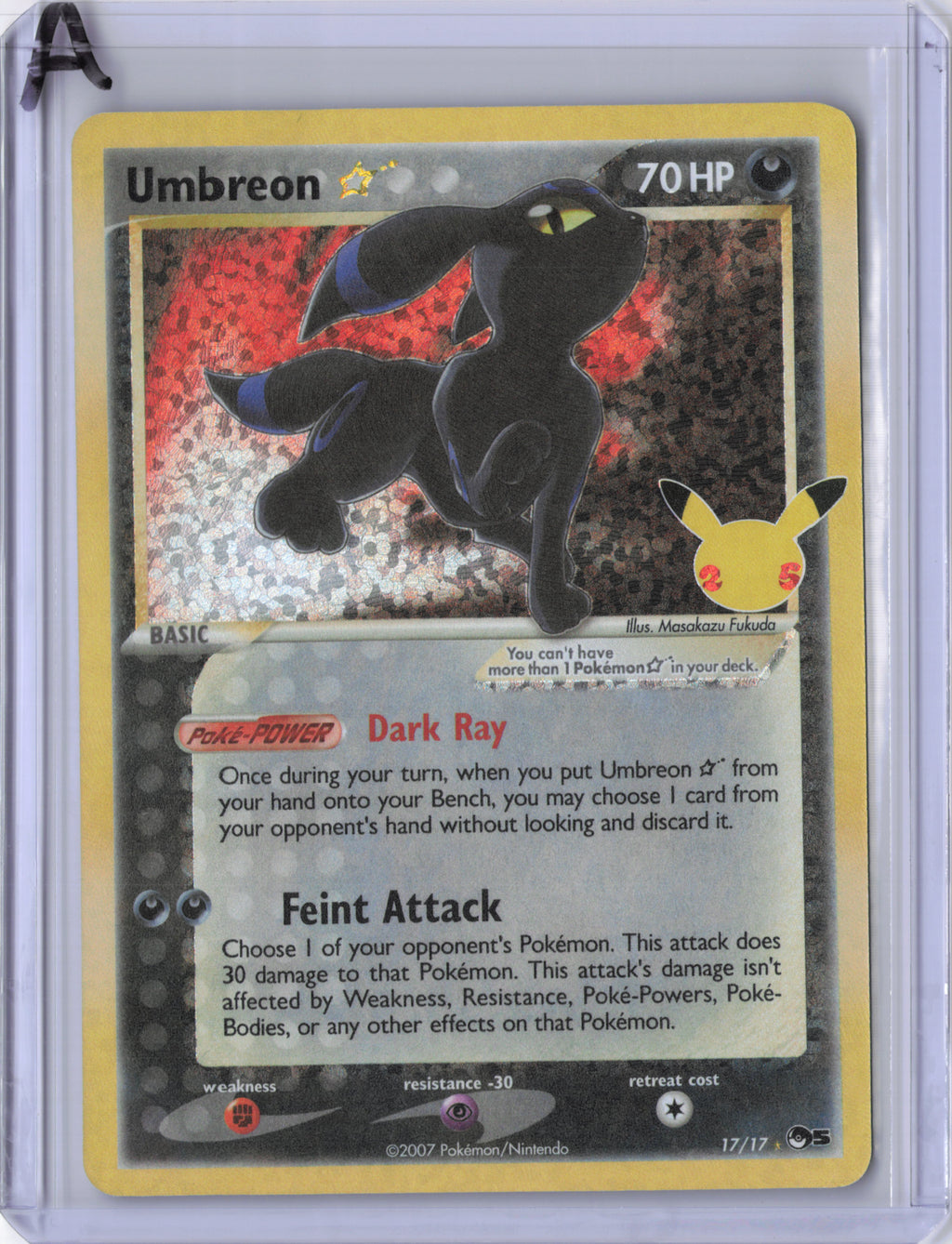Umbreon ☆ - 17 - Celebrations: Classic Collection