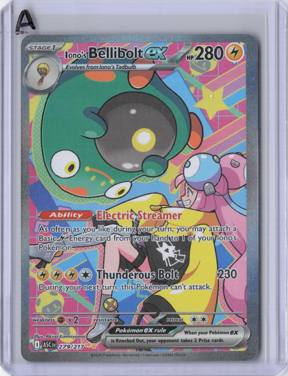 Iono's Bellibolt ex - Ascended Heroes
